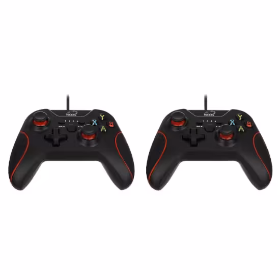 دسته بازی دوبل شوک باسیم تسکو مدل TG 120 X2