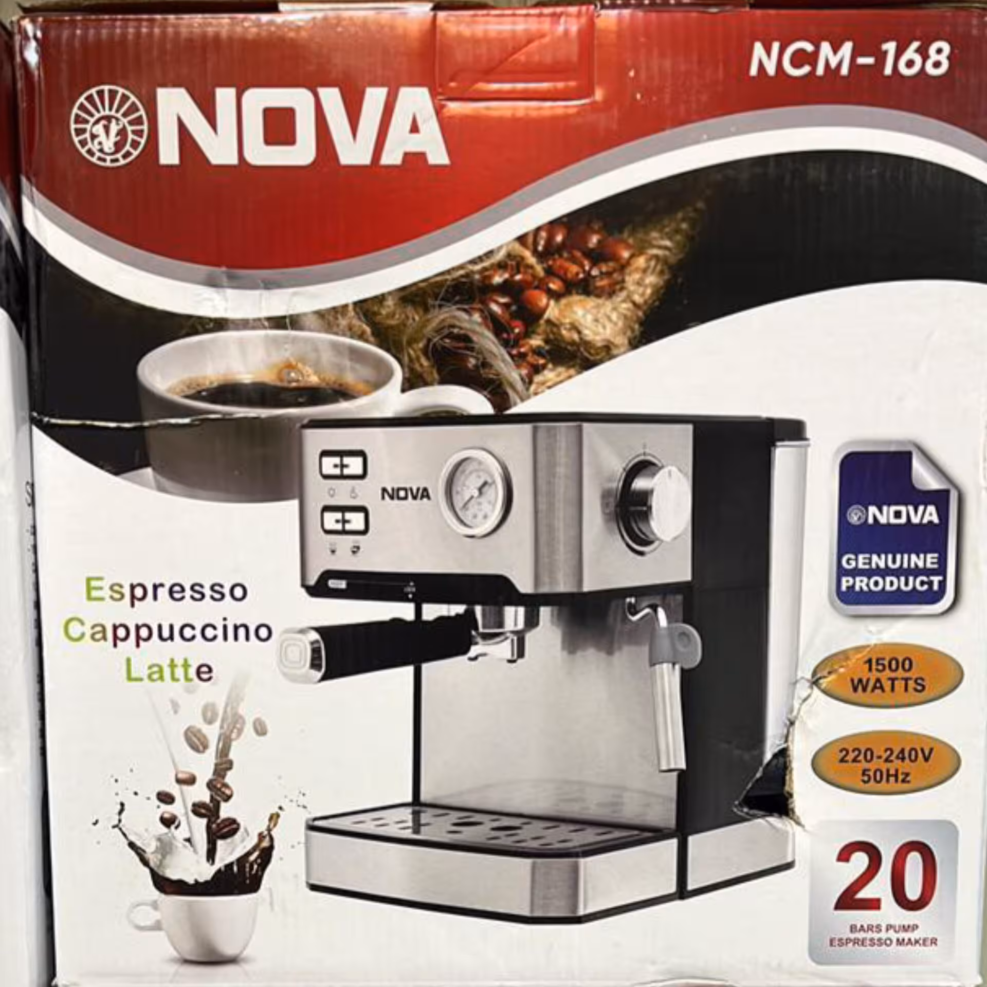اسپرسوساز نوا 20 بار مدل NCM168