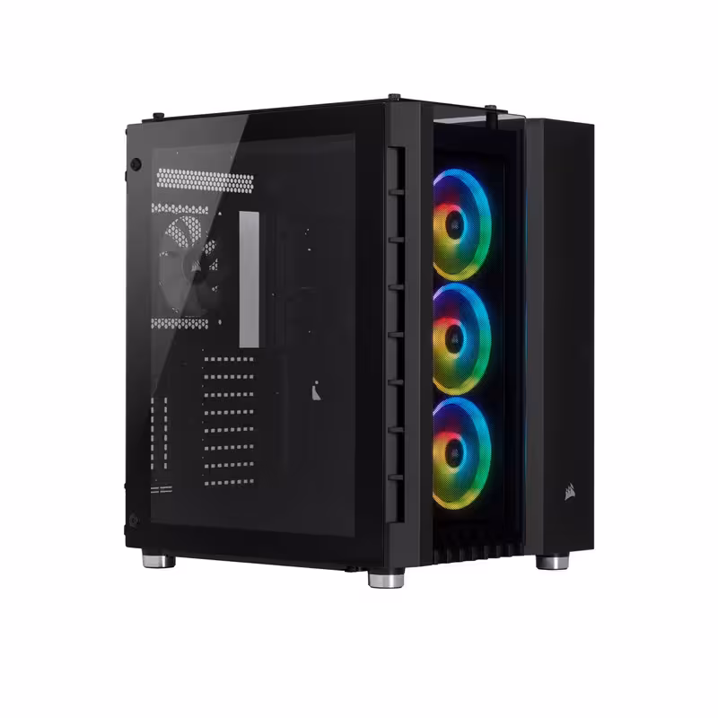 کیس کامپیوتر Corsair مدل Crystal Series 680X RGB Black