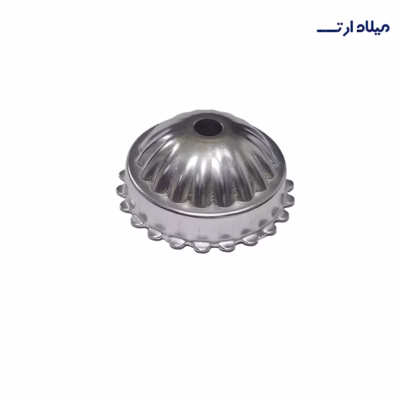 پایه خورشیدی فلزی نقره ای 3*6.5سانت