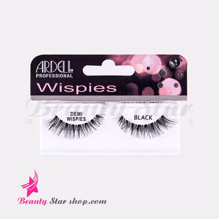 مژه مصنوعی دمی ویسپایس مو طبیعی نخ نامرئی آردل مدل Demi Wispies