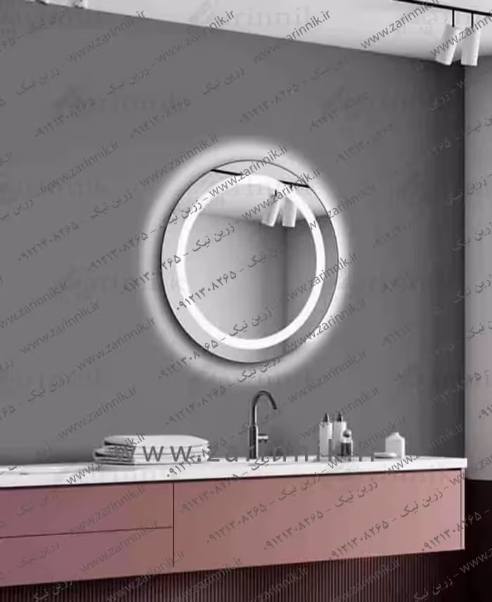 آینه دستشویی مدرن زرین نیک مدل AD014