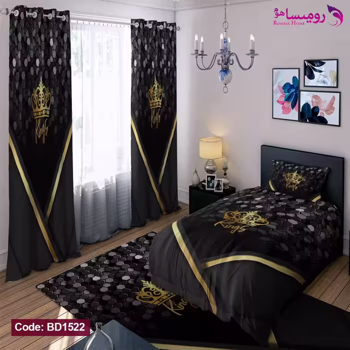 قیمت و خرید روتختی طرح KING برند دکو کد BD1522