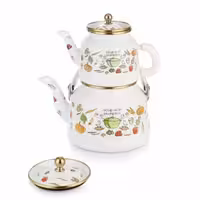 کتری و قوری لعابی ترک 4313