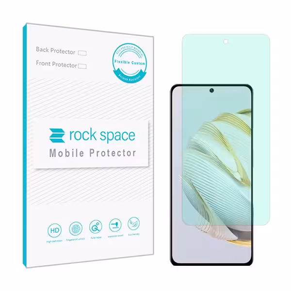 گلس هواوی Nova 10 SE مدل نانو هیدروژل گرین لایت برند راک اسپیس کد S