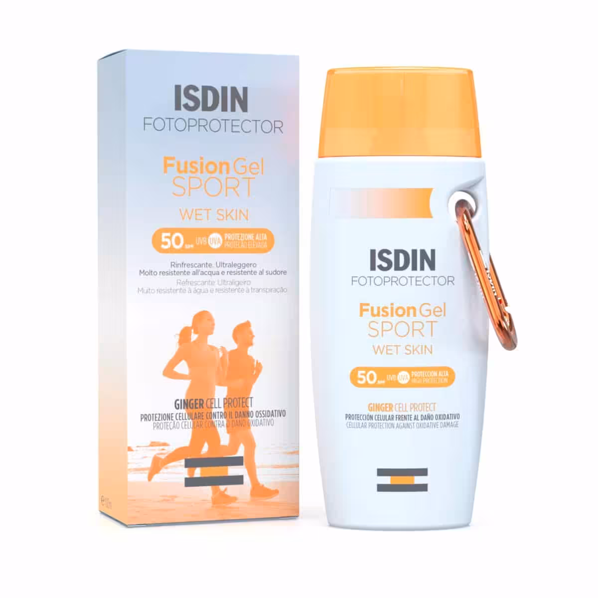 ضد آفتاب ایزدین مدل fusion gel sport حجم 100 میل