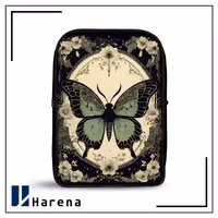 کوله پشتی مخمل پروانه مشکی