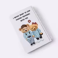 دفتر خط دار خرس کاپل کیچ بوک (KITSCH BOOK)