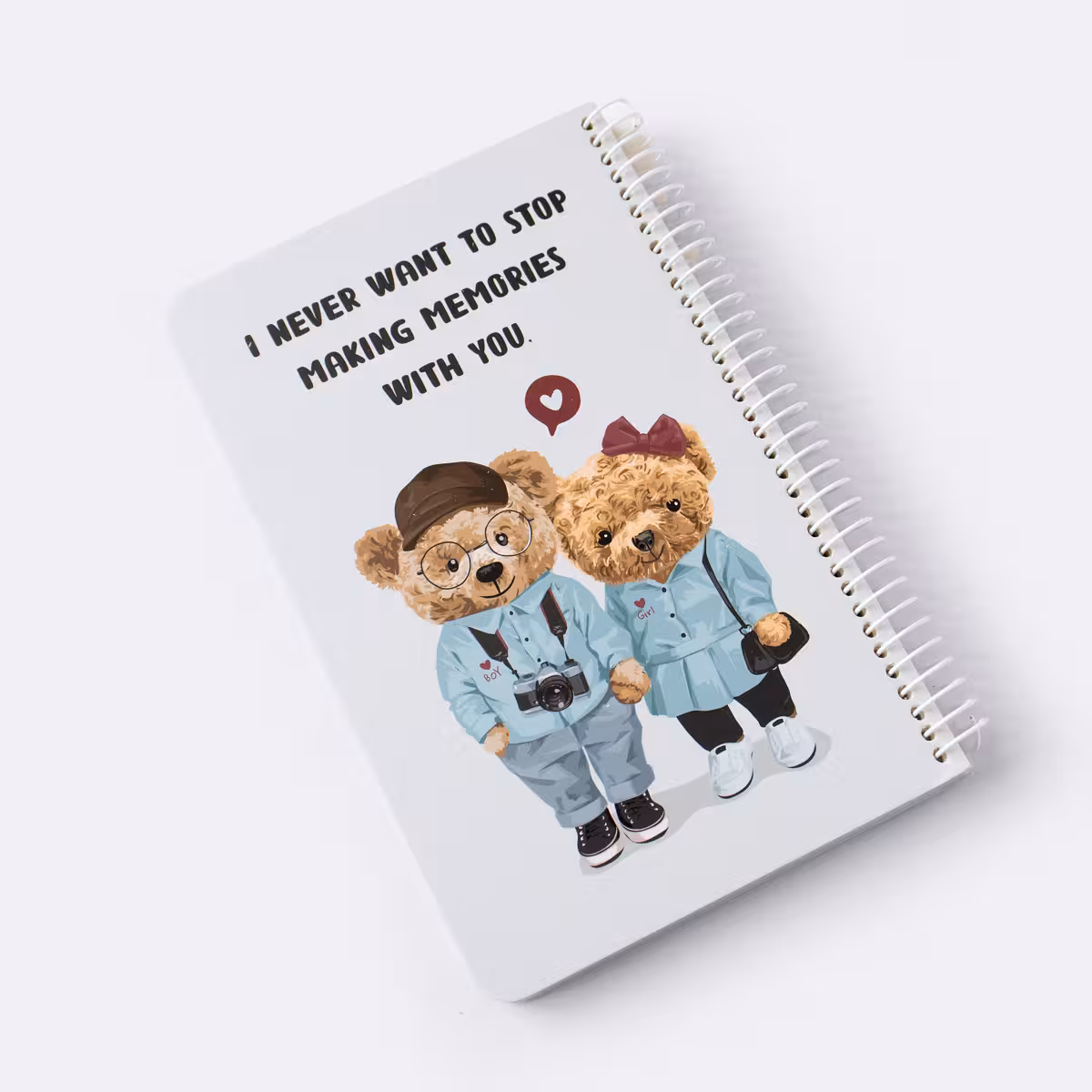 دفتر خط دار خرس کاپل کیچ بوک (KITSCH BOOK)