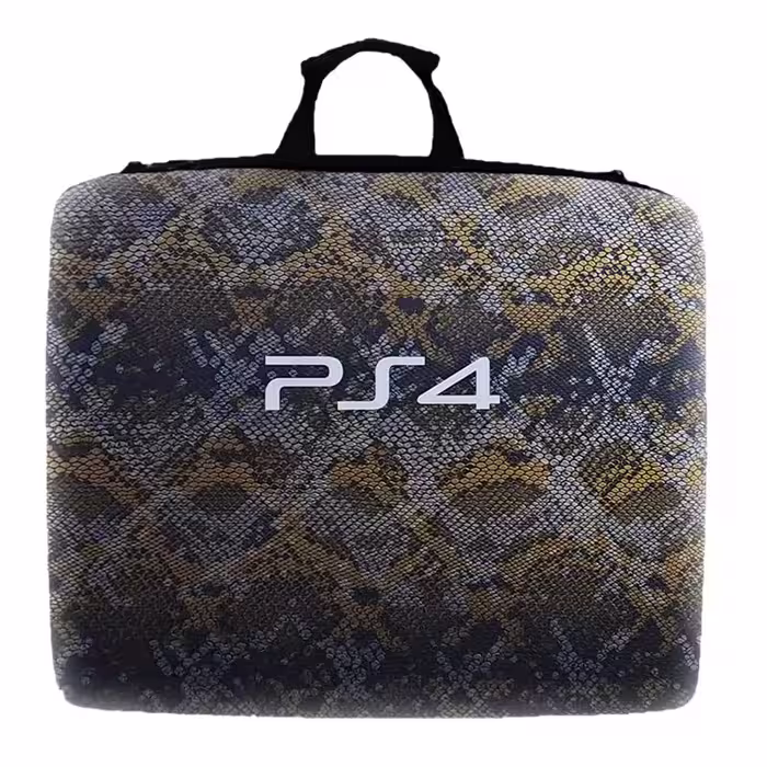 کیف حمل کنسول ps4 چرمی پلنگی