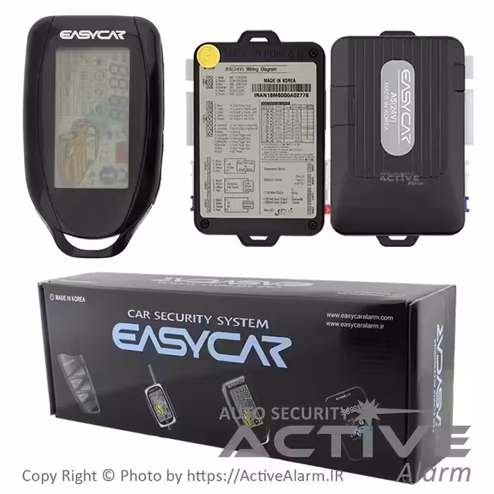 قیمت دزدگیر تصویری ایزیکار مدل E6-AS استارتی 24 ولت