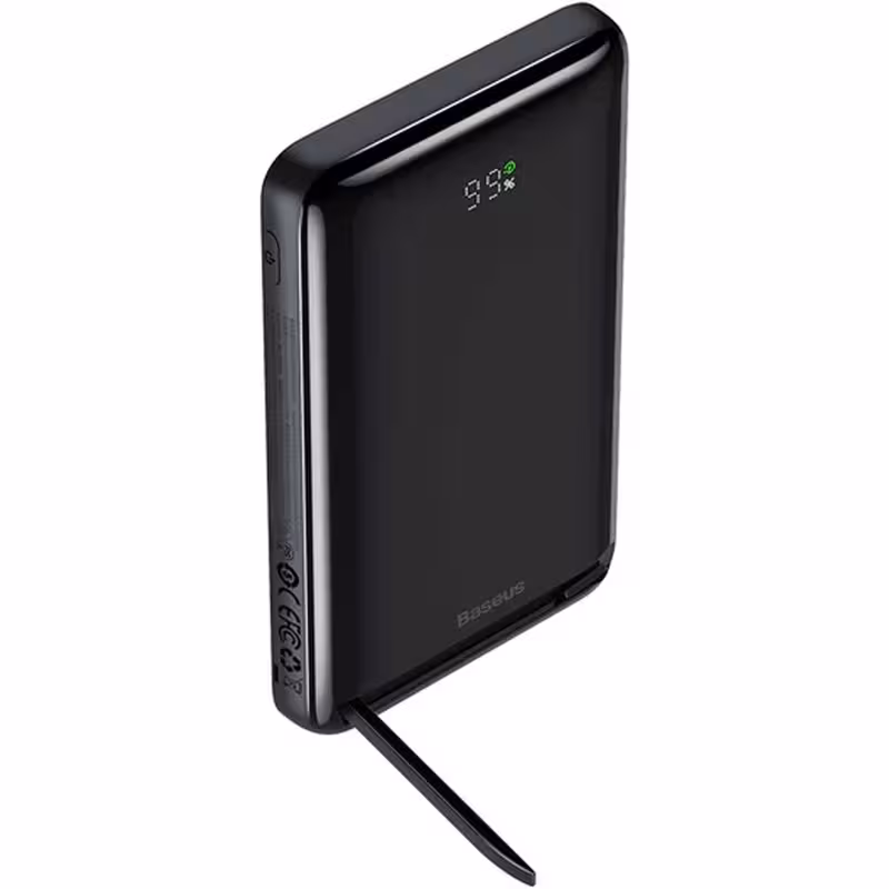 پاوربانک بیسوس مدل Magnetic Bracket ظرفیت 10000 میلی‌آمپر ساعت | کالا مکس