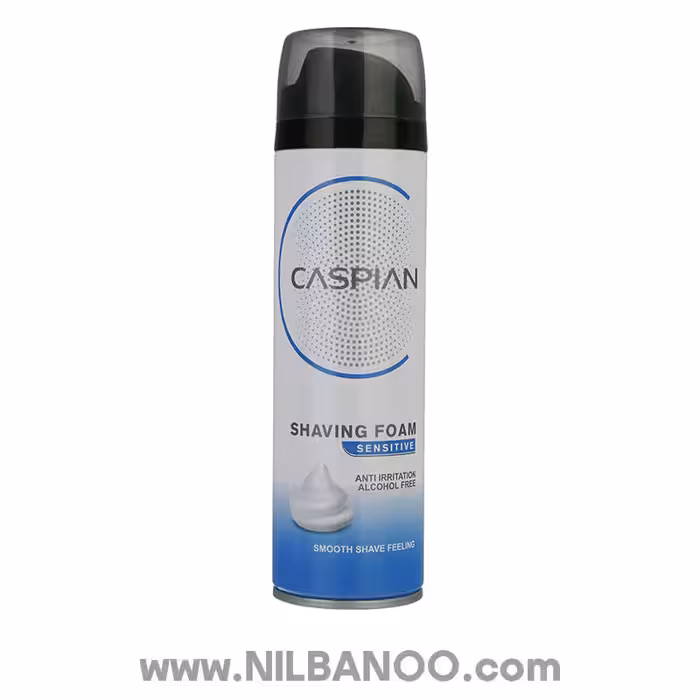 فوم اصلاح کاسپین مدل سنستیو مناسب پوست های حساس 200ml