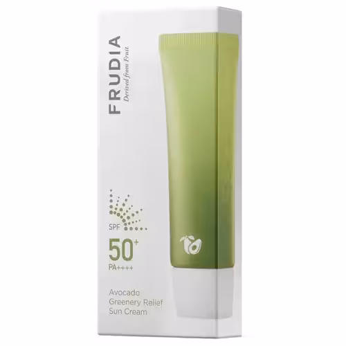 کرم ضد آفتاب آووکادو کره ای فرودیا FRUDIA Avocado Greenery SPF50 مناسب پوست حساس 50 گرم