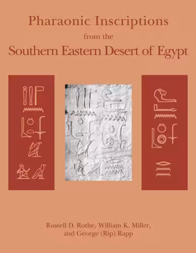خرید و دانلود نسخه کامل کتاب Pharaonic Inscriptions From the Southern Eastern Desert of Egypt