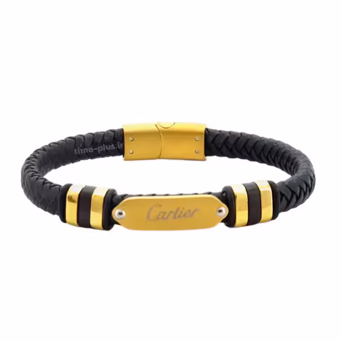 دستبند چرم کارتیه