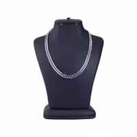 زنجیر استیل کارتیر مردانه نقره ای 4015/1