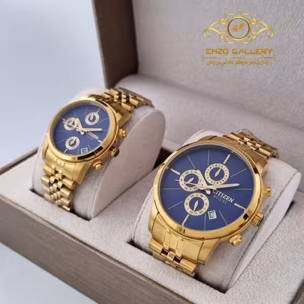 ساعت مچی سیتیزن فلزی ست سه موتوره کرنوگراف جدید CT233