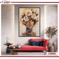 تابلو چهره مدرن زن R120663