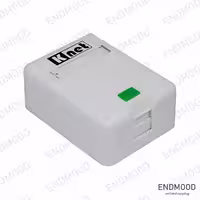 باکس پریز کی نت CAT6 همراه شاتر و کیستون Cat6 UTP