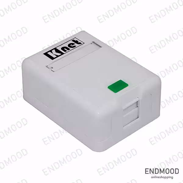 باکس پریز کی نت CAT6 همراه شاتر و کیستون Cat6 UTP