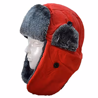 کلاه طرح روسی رنگ قرمز