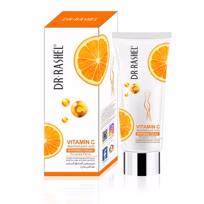 کرم دکتر راشل Dr Rashel روشن کننده نواحی حساس بدن مدل ویتامین سی