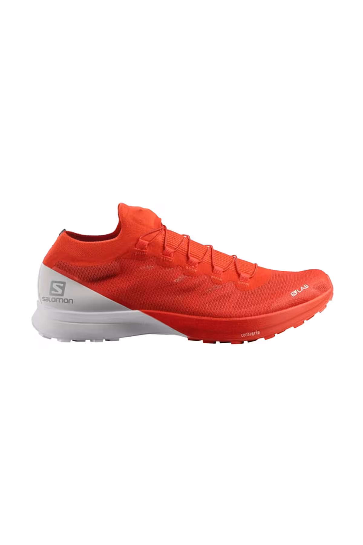کفش دو و تمرین مردانه زنانه UNISEX PATH RUN SHOE S LAB SENSE 8 RED WHITE RUNNING Salomon