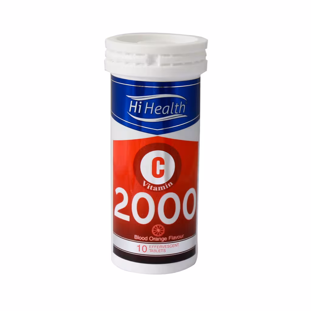 قرص جوشان ویتامین سی 2000 10عدد های هلث Hi Health