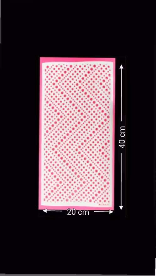استنسیل بزرگ طرح مروارید