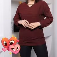 شومیز لمه آستین بلند توسکا