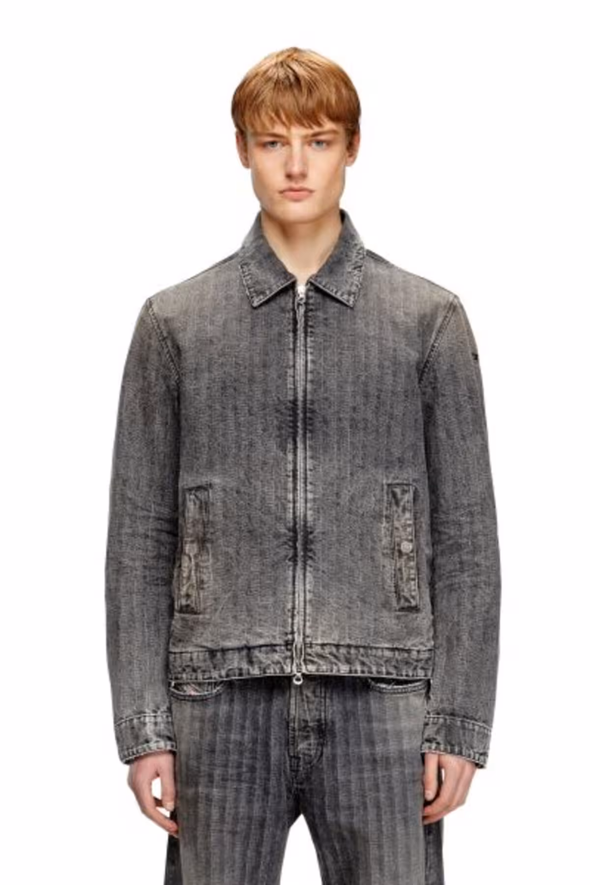 کاپشن مردانه ژاکت جین اورجینال Diesel