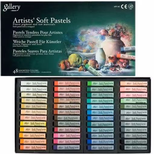 پاستل گچی مونگیو 48 رنگ مدل MPV48 مانگیو گالری