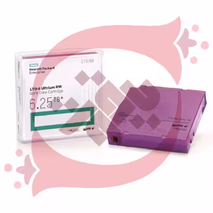 HPE LTO-6 Ultrium 6.25TB BaFe RW Data Cartridge C7976B