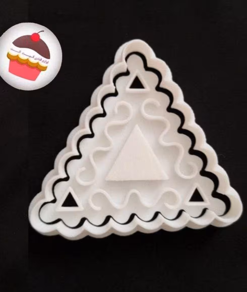 کاتر و مهر شیرینی طرح مثلث