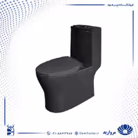 توالت فرنگی سانتا مشکی مات