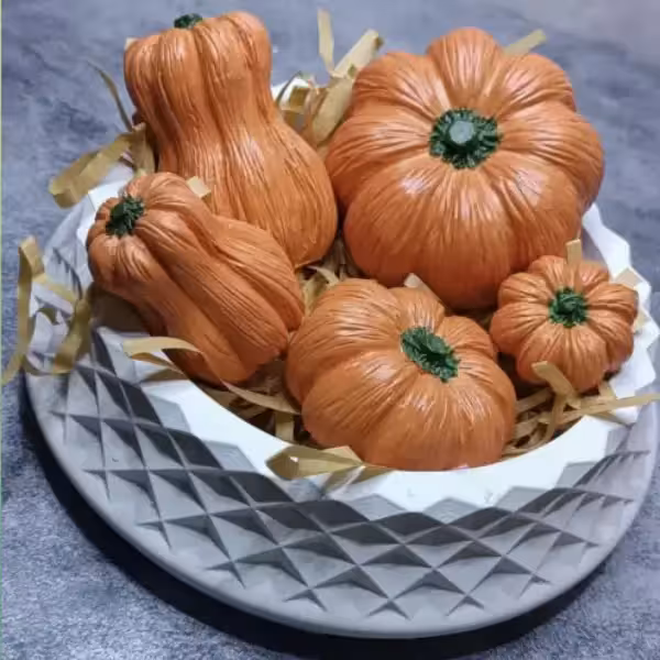 بیس خام کدو تنبل کشیده سایز بزرگ