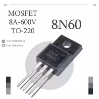 ترانزیستور ماسفت 8N60 برند ST