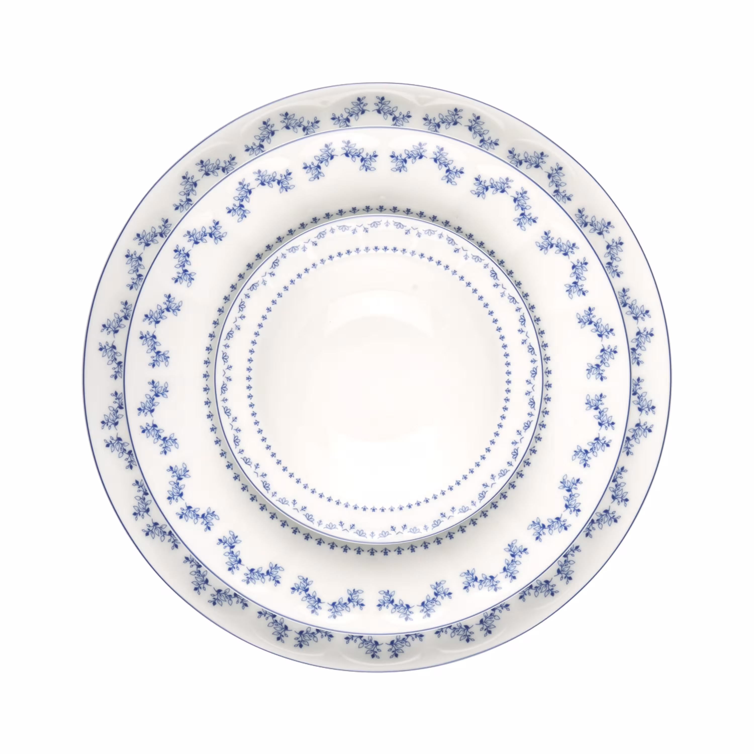 سرویس غذاخوری چینی زرین 6 نفره 29 پارچه فرانسیس سرمه ای درجه عالی