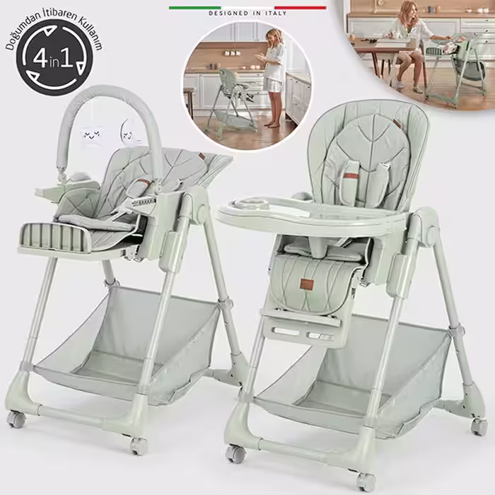 صندلی غذاخوری کودک اله اله مدل Elele Cibo 2 in 1 Mint