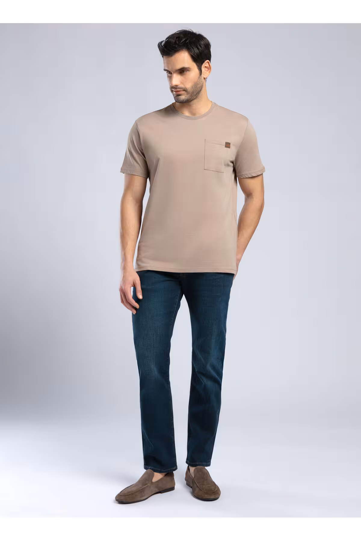 شلوار مردانه جین مرد مستقیم کمر 252 LCM هری RONSE شکسته Lee Cooper