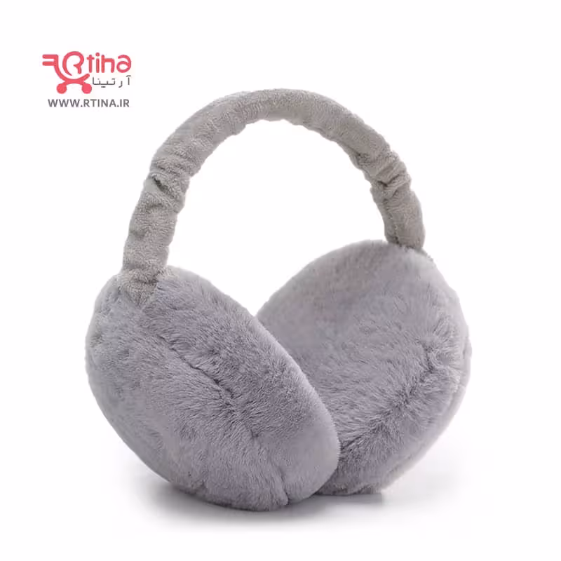 گرمکن و روگوشی زمستانی بچه گانه و بزرگسال خاکستری