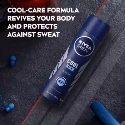 اسپری ضد تعریق نیوا حجم 150میل cool kick quick dry