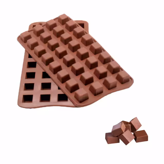 قالب سیلیکون شکلات حبه ای