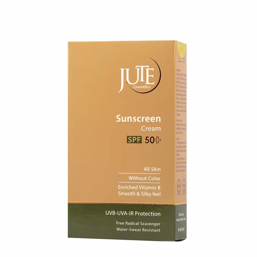کرم ضدآفتاب ژوت SPF50 مناسب انواع پوست | بی رنگ