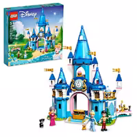 لگو Disney مدل Cinderella and Prince Charming’s Castle 43206