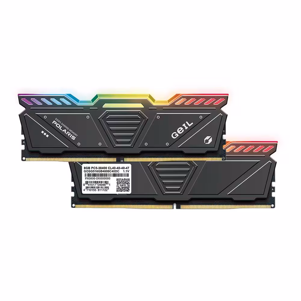 رم کامپیوتر جیل Geil POLARIS RGB 32GB (2×16GB) DDR5 5600MHz