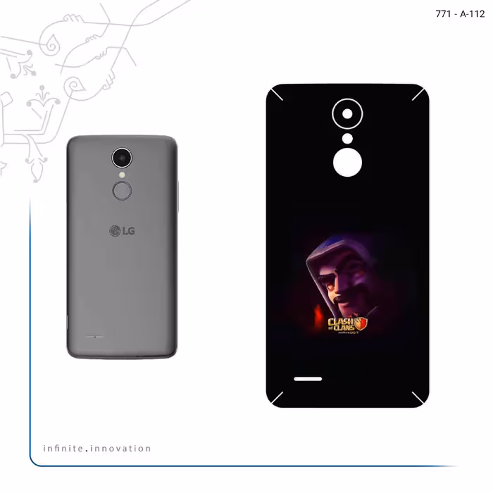 برچسب پوششی ماهوت مدل Clash of Clans Game Series مناسب برای گوشی موبایل ال جی K8 2017