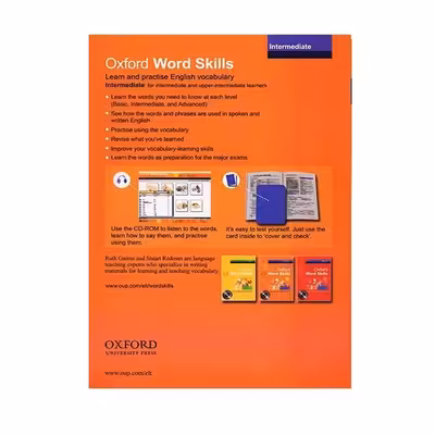کتاب Oxford word skills Intermediate اثر Ruth Gairns And Stuart Redman انتشارات سپاهان