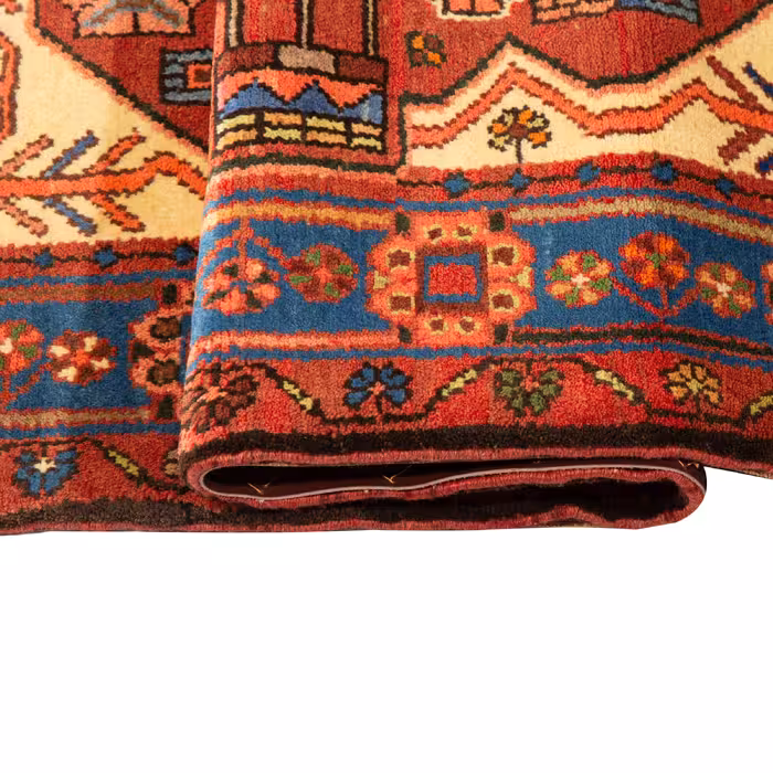 فرش دستبافت یک و نیم متری مدل نهاوند کد 48x2253